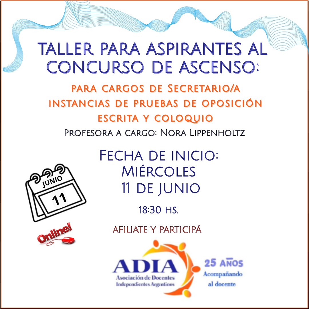 Ascenso para cargos de Secretarias/os. Coloquio y escrito